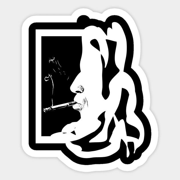 Smoking Deliquesces Sticker by SansSoleil